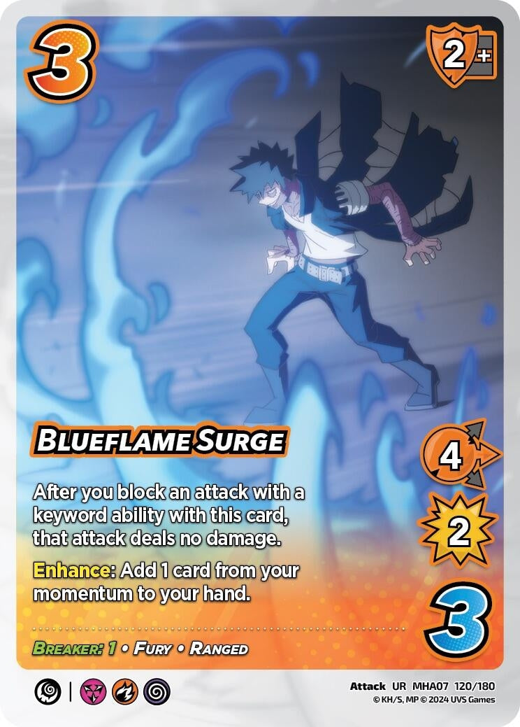 Image for Blueflame Surge (UniVersus: My Hero Academia: Girl Power) (120/180) - UniVersus