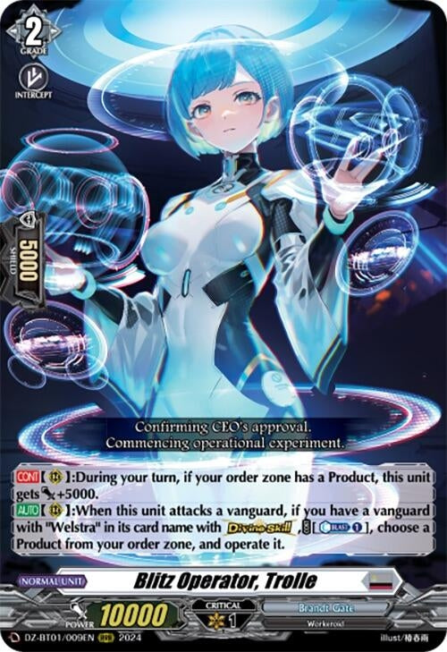 Image for Blitz Operator, Trolle (DZ-BT01: Fated Clash) (DZ-BT01/009EN) - Cardfight Vanguard