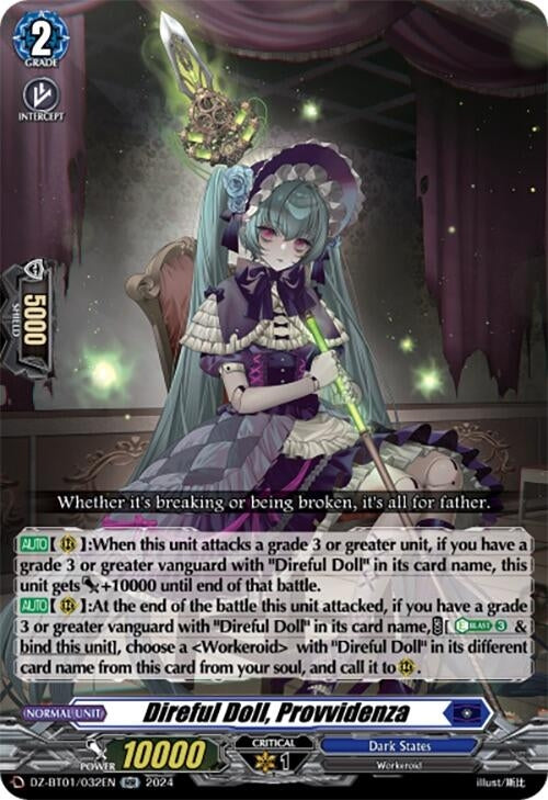 Image for Direful Doll, Provvidenza (DZ-BT01: Fated Clash) (DZ-BT01/032EN) - Cardfight Vanguard
