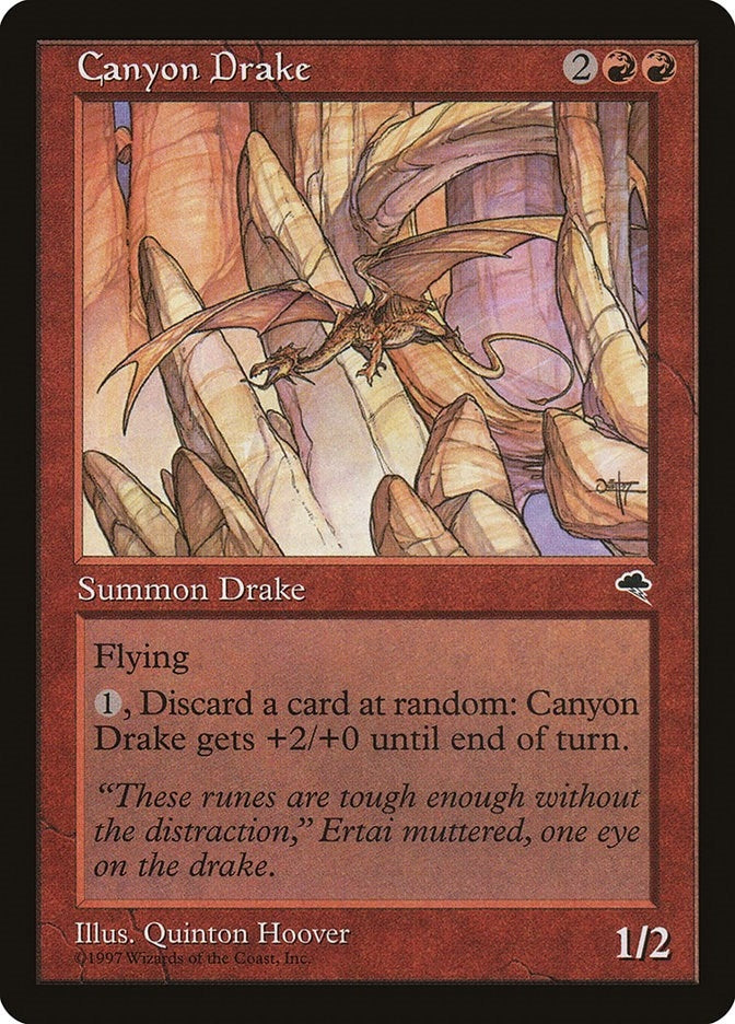 Image for Canyon Drake (Tempest) (166) - Magic: The Gathering