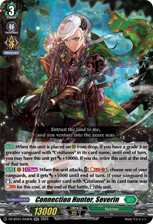 Image for Connection Hunter, Severin (DZ-BT01: Fated Clash) (DZ-BT01/044EN) - Cardfight Vanguard