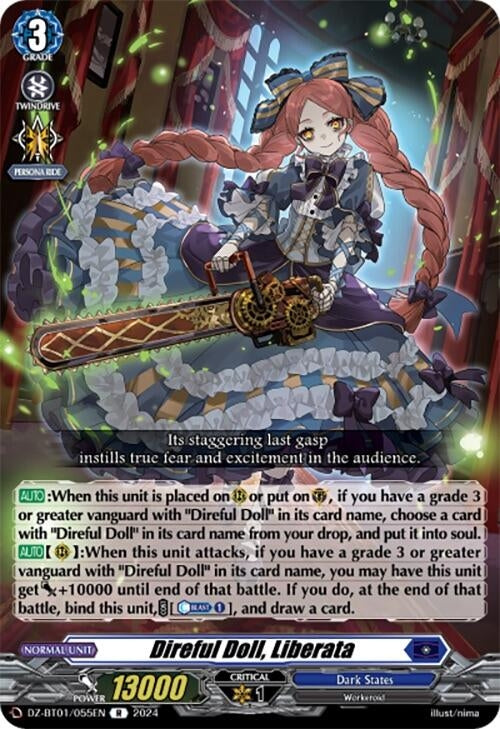 Image for Direful Doll, Liberata (DZ-BT01: Fated Clash) (DZ-BT01/055EN) - Cardfight Vanguard