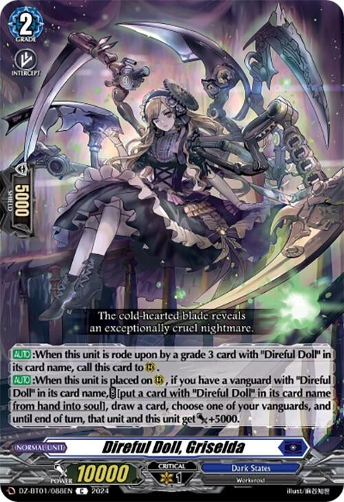 Image for Direful Doll, Griselda (DZ-BT01: Fated Clash) (DZ-BT01/088EN) - Cardfight Vanguard