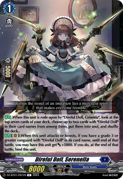 Image for Direful Doll, Serenella (DZ-BT01: Fated Clash) (DZ-BT01/091EN) - Cardfight Vanguard