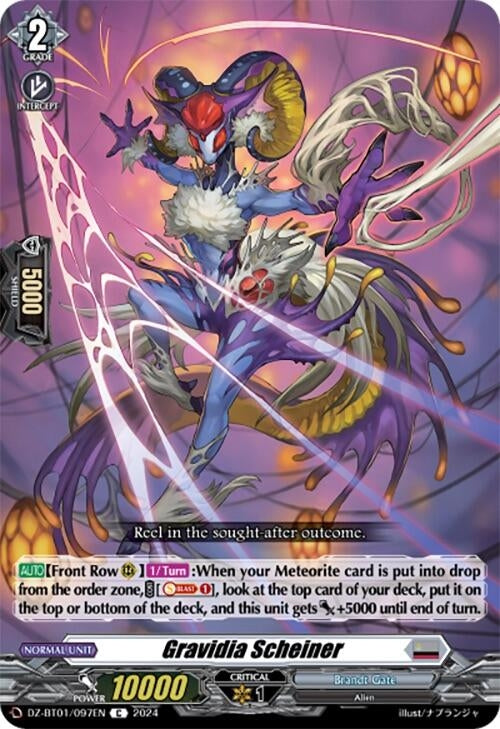 Image for Gravidia Scheiner (DZ-BT01: Fated Clash) (DZ-BT01/097EN) - Cardfight Vanguard