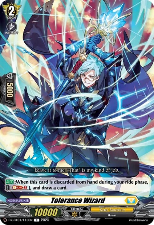 Image for Tolerance Wizard (DZ-BT01: Fated Clash) (DZ-BT01/110EN) - Cardfight Vanguard