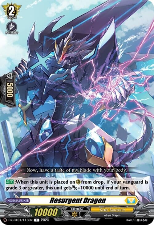 Image for Resurgent Dragon (DZ-BT01: Fated Clash) (DZ-BT01/113EN) - Cardfight Vanguard