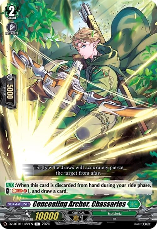 Image for Concealing Archer, Chassarles (DZ-BT01: Fated Clash) (DZ-BT01/122EN) - Cardfight Vanguard