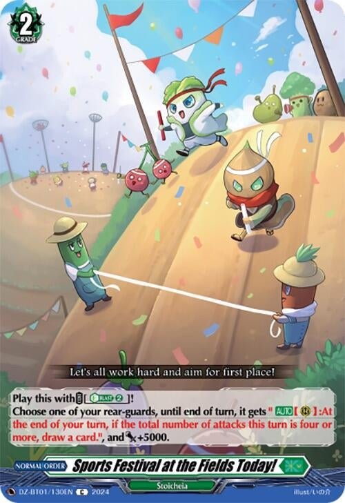 Image for Sports Festival at the Fields Today! (DZ-BT01: Fated Clash) (DZ-BT01/130EN) - Cardfight Vanguard