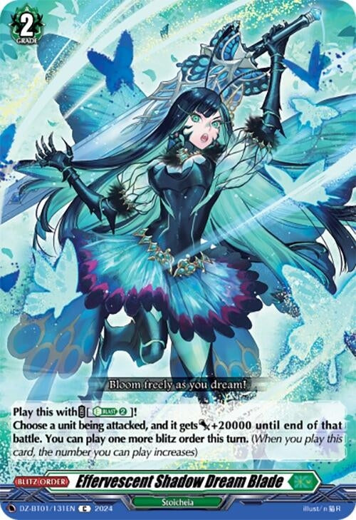 Image for Effervescent Shadow Dream Blade (DZ-BT01: Fated Clash) (DZ-BT01/131EN) - Cardfight Vanguard