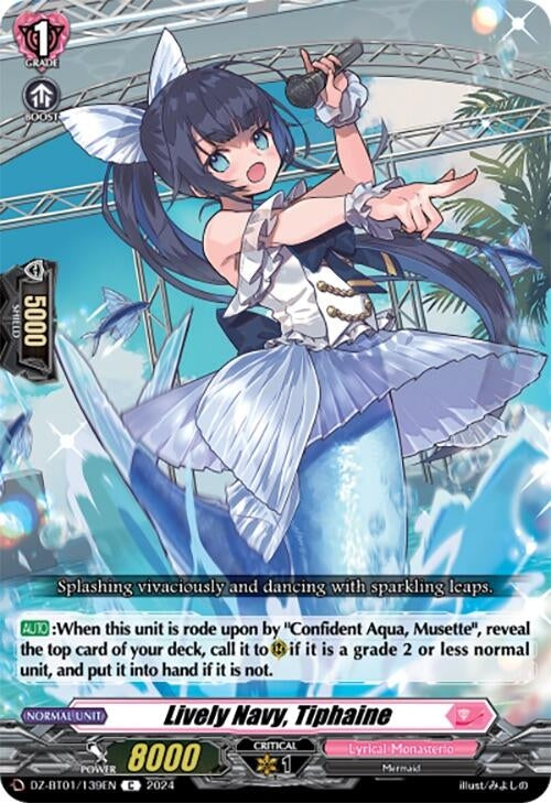 Image for Lively Navy, Tiphaine (DZ-BT01: Fated Clash) (DZ-BT01/139EN) - Cardfight Vanguard