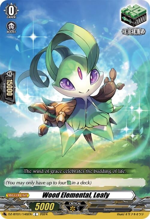 Image for Wood Elemental, Leafy (DZ-BT01: Fated Clash) (DZ-BT01/146EN) - Cardfight Vanguard