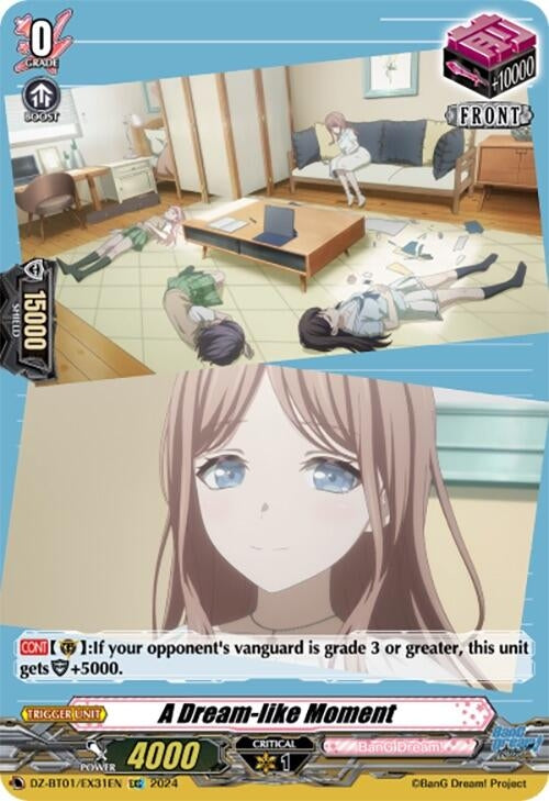 Image for A Dream-like Moment (EX31) (EXC) (DZ-BT01: Fated Clash) (DZ-BT01/EX31EN) - Cardfight Vanguard