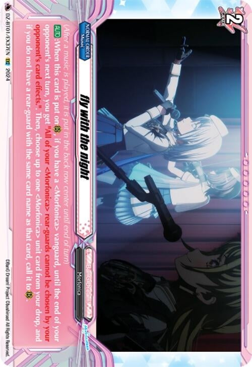 Image for fly with the night (EXC) (DZ-BT01: Fated Clash) (DZ-BT01/EX37EN) - Cardfight Vanguard