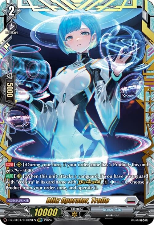 Image for Blitz Operator, Trolle (FFR) (DZ-BT01: Fated Clash) (DZ-BT01/FFR09EN) - Cardfight Vanguard