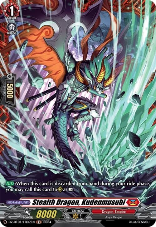 Image for Stealth Dragon, Kudenmusubi (FR) (DZ-BT01: Fated Clash) (DZ-BT01/FR07EN) - Cardfight Vanguard