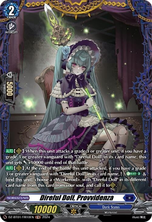 Image for Direful Doll, Provvidenza (FR) (DZ-BT01: Fated Clash) (DZ-BT01/FR10EN) - Cardfight Vanguard