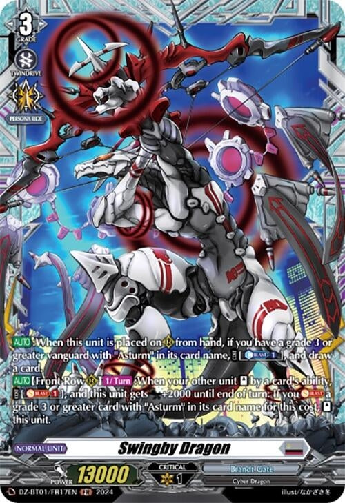 Image for Swingby Dragon (FR) (DZ-BT01: Fated Clash) (DZ-BT01/FR17EN) - Cardfight Vanguard