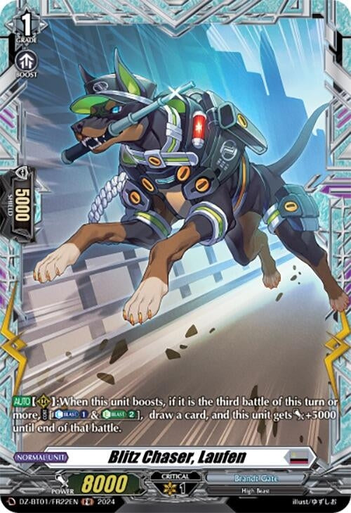 Image for Blitz Chaser, Laufen (FR) (DZ-BT01: Fated Clash) (DZ-BT01/FR22EN) - Cardfight Vanguard