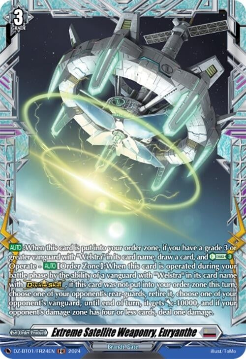 Image for Extreme Satellite Weaponry, Euryanthe (FR) (DZ-BT01: Fated Clash) (DZ-BT01/FR24EN) - Cardfight Vanguard
