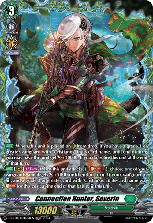 Image for Connection Hunter, Severin (FR) (DZ-BT01: Fated Clash) (DZ-BT01/FR34EN) - Cardfight Vanguard