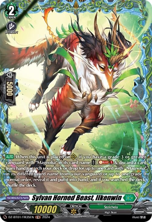 Image for Sylvan Horned Beast, Ilkenwin (FR) (DZ-BT01: Fated Clash) (DZ-BT01/FR35EN) - Cardfight Vanguard