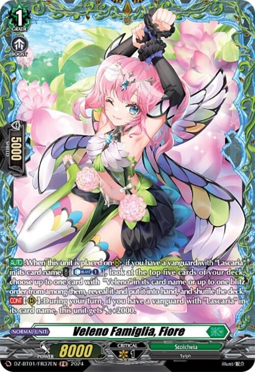 Image for Veleno Famiglia, Fiore (FR) (DZ-BT01: Fated Clash) (DZ-BT01/FR37EN) - Cardfight Vanguard