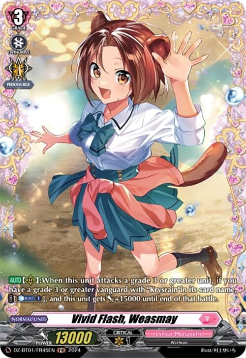 Image for Vivid Flash, Weasmay (FR) (DZ-BT01: Fated Clash) (DZ-BT01/FR45EN) - Cardfight Vanguard