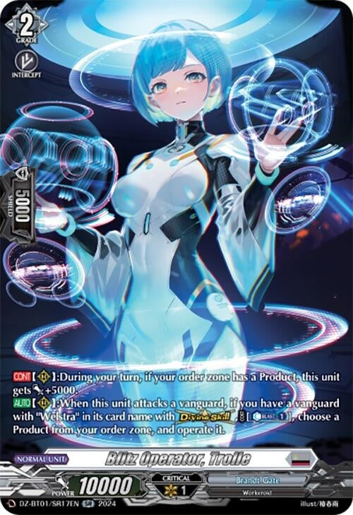 Image for Blitz Operator, Trolle (SR) (DZ-BT01: Fated Clash) (DZ-BT01/SR17EN) - Cardfight Vanguard