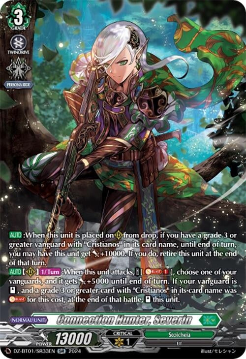 Image for Connection Hunter, Severin (SR) (DZ-BT01: Fated Clash) (DZ-BT01/SR33EN) - Cardfight Vanguard