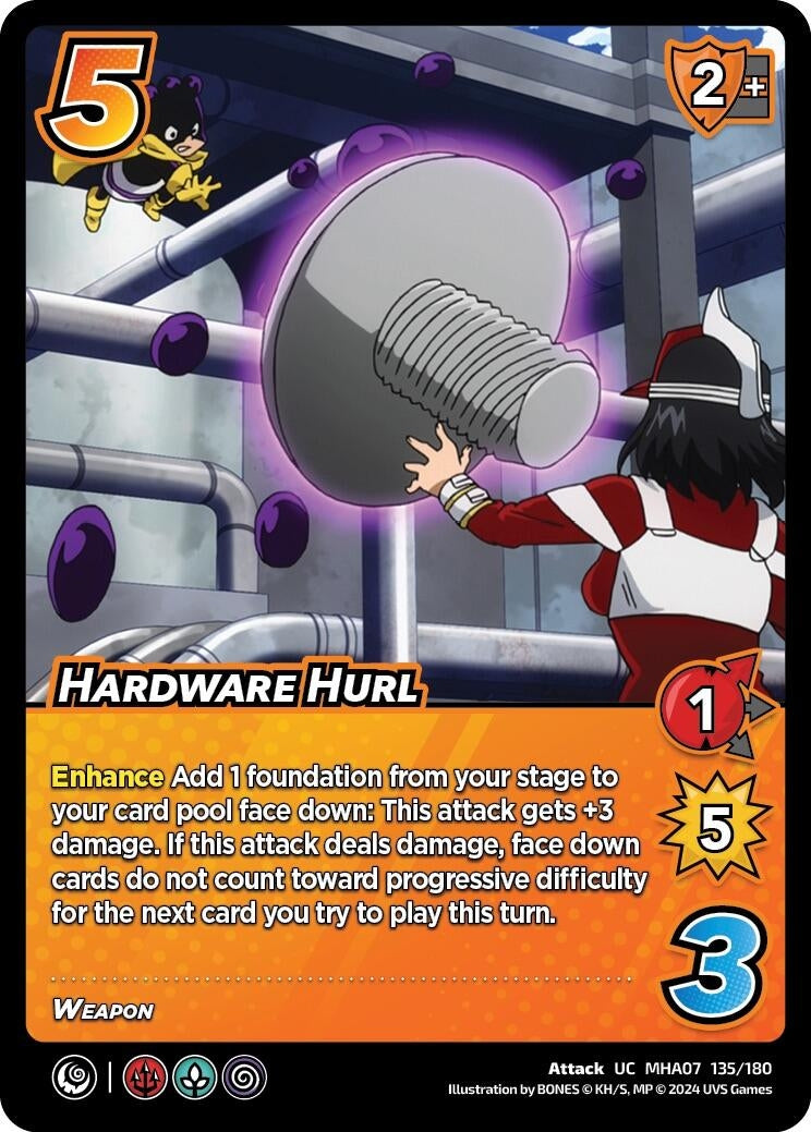 Image for Hardware Hurl (UniVersus: My Hero Academia: Girl Power) (135/180) - UniVersus