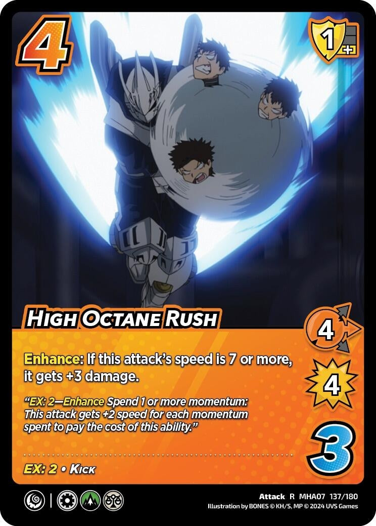Image for High Octane Rush (UniVersus: My Hero Academia: Girl Power) (137/180) - UniVersus