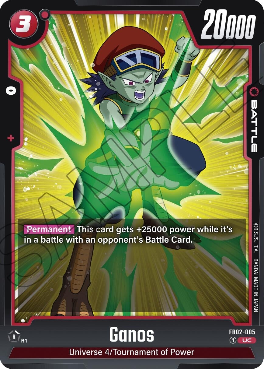 Image for Ganos (Blazing Aura) (FB02-005) - Dragon Ball Super: Fusion World