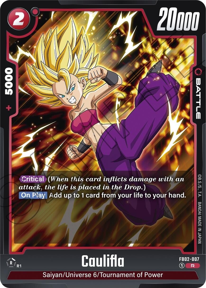 Image for Caulifla - FB02-007 (Blazing Aura) (FB02-007) - Dragon Ball Super: Fusion World