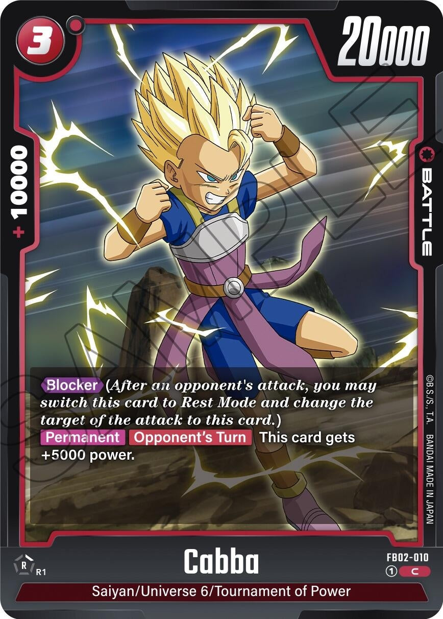 Image for Cabba (Blazing Aura) (FB02-010) - Dragon Ball Super: Fusion World
