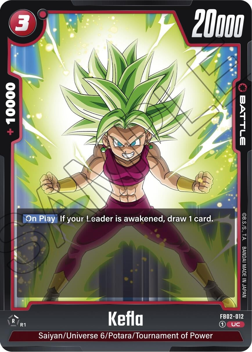 Image for Kefla - FB02-012 (Blazing Aura) (FB02-012) - Dragon Ball Super: Fusion World