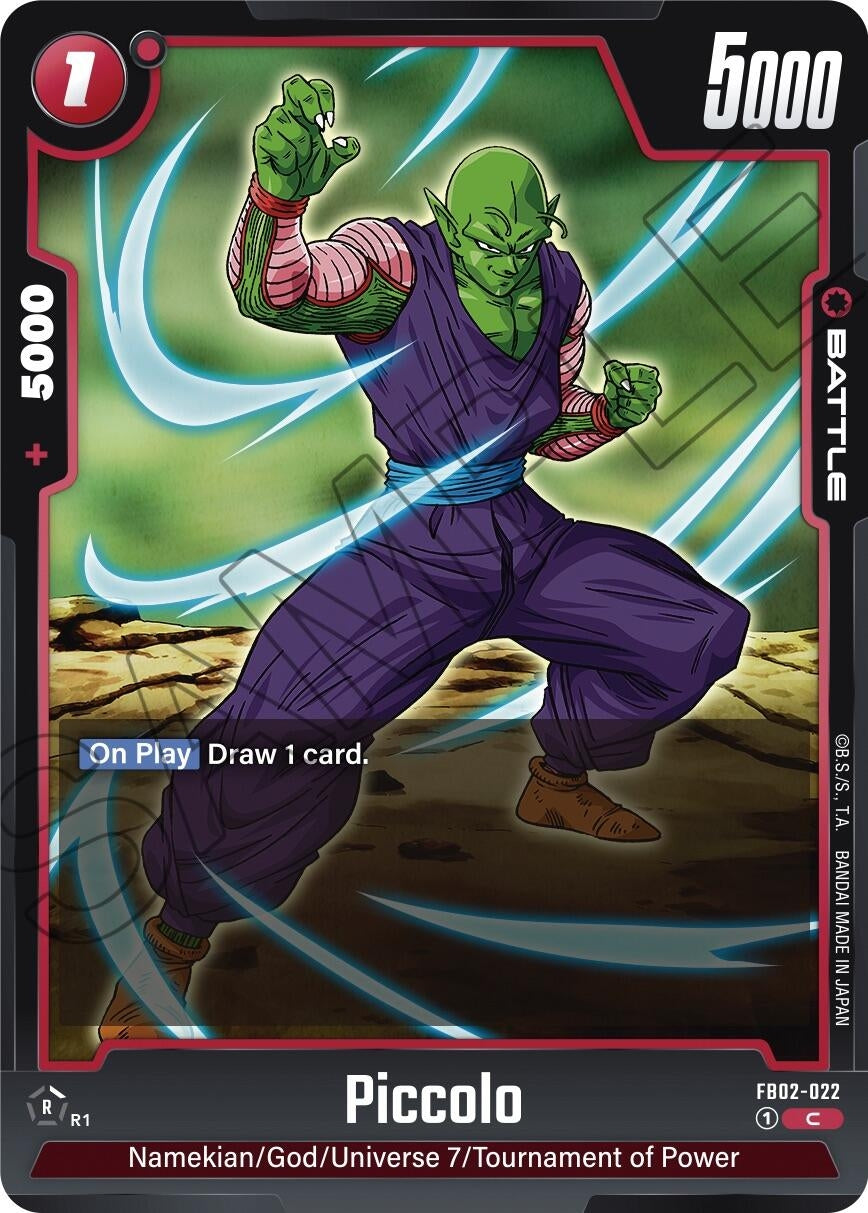 Image for Piccolo - FB02-022 (Blazing Aura) (FB02-022) - Dragon Ball Super: Fusion World