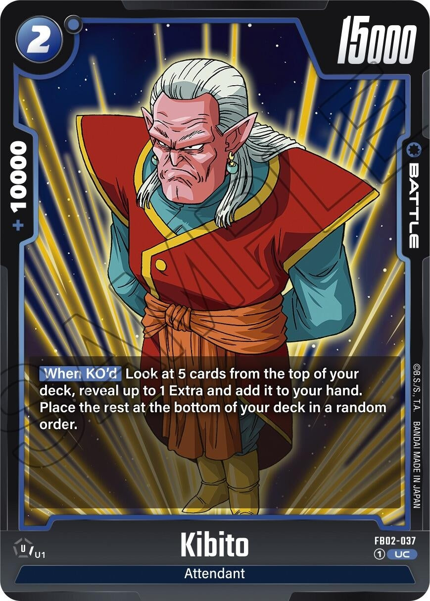 Image for Kibito (Blazing Aura) (FB02-037) - Dragon Ball Super: Fusion World