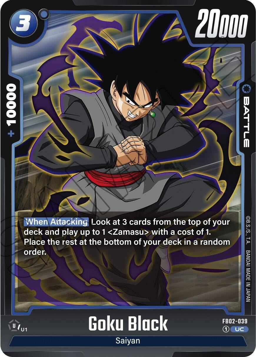 Image for Goku Black - FB02-039 (Blazing Aura) (FB02-039) - Dragon Ball Super: Fusion World