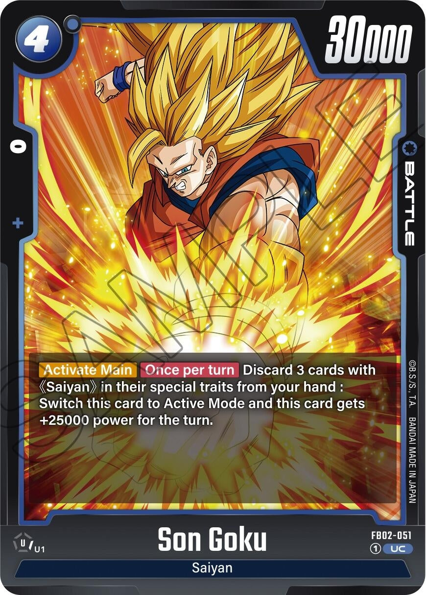 Image for Son Goku - FB02-051 (Blazing Aura) (FB02-051) - Dragon Ball Super: Fusion World