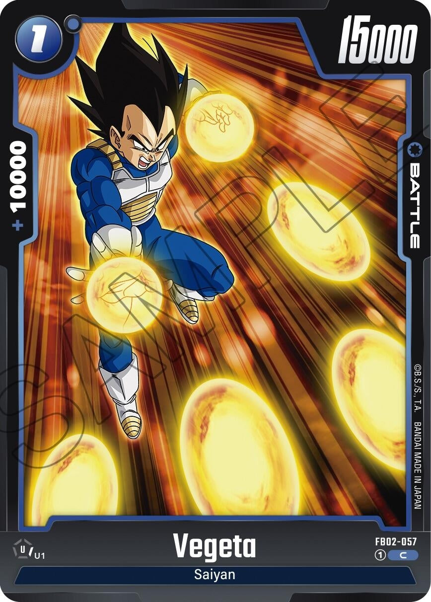 Image for Vegeta - FB02-057 (Blazing Aura) (FB02-057) - Dragon Ball Super: Fusion World