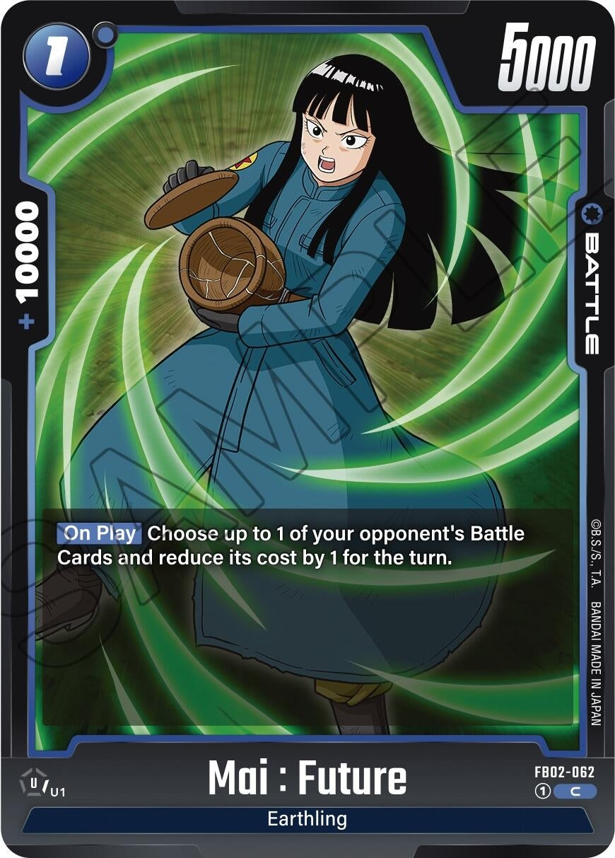 Image for Mai : Future (Blazing Aura) (FB02-062) - Dragon Ball Super: Fusion World