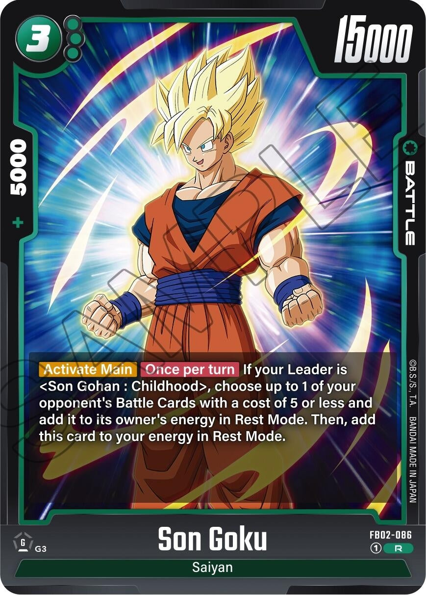 Image for Son Goku - FB02-086 (Blazing Aura) (FB02-086) - Dragon Ball Super: Fusion World