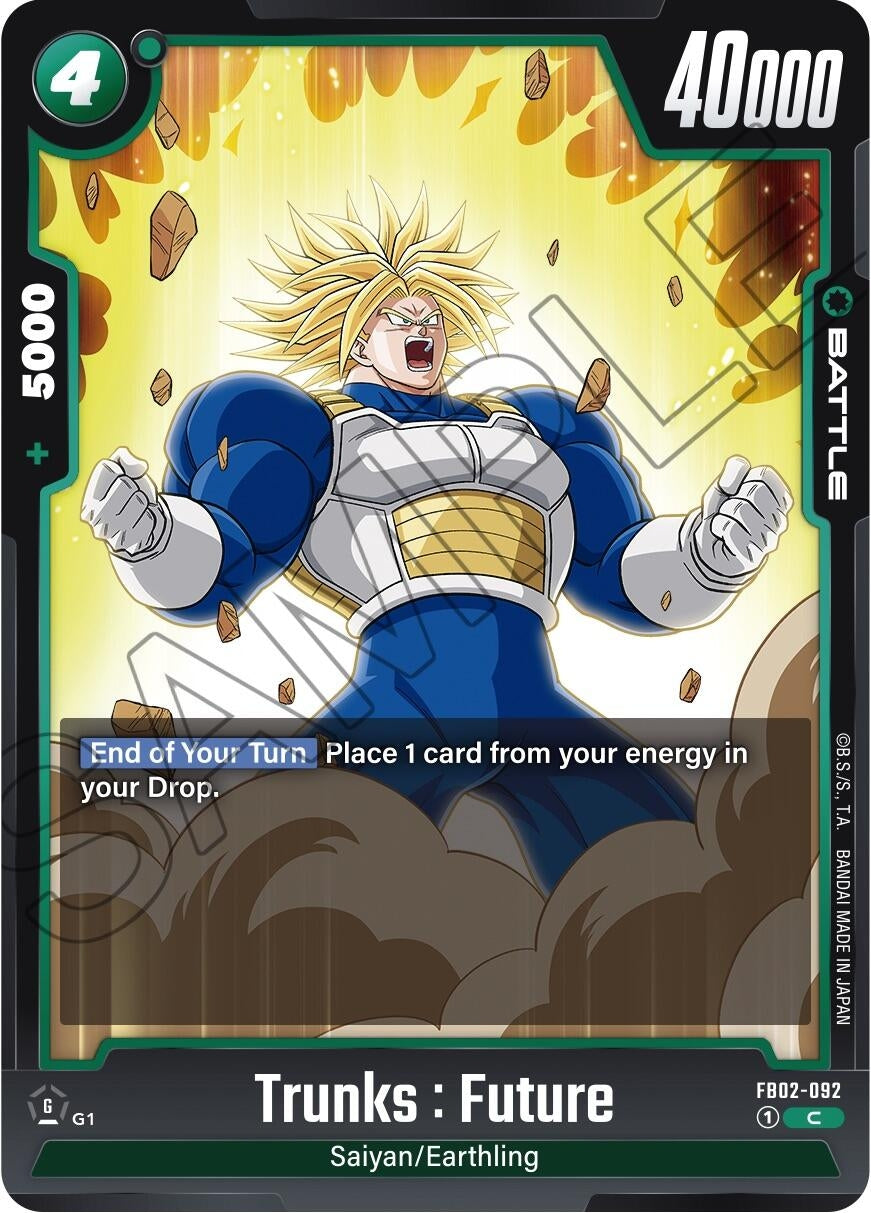 Image for Trunks : Future - FB02-092 (Blazing Aura) (FB02-092) - Dragon Ball Super: Fusion World
