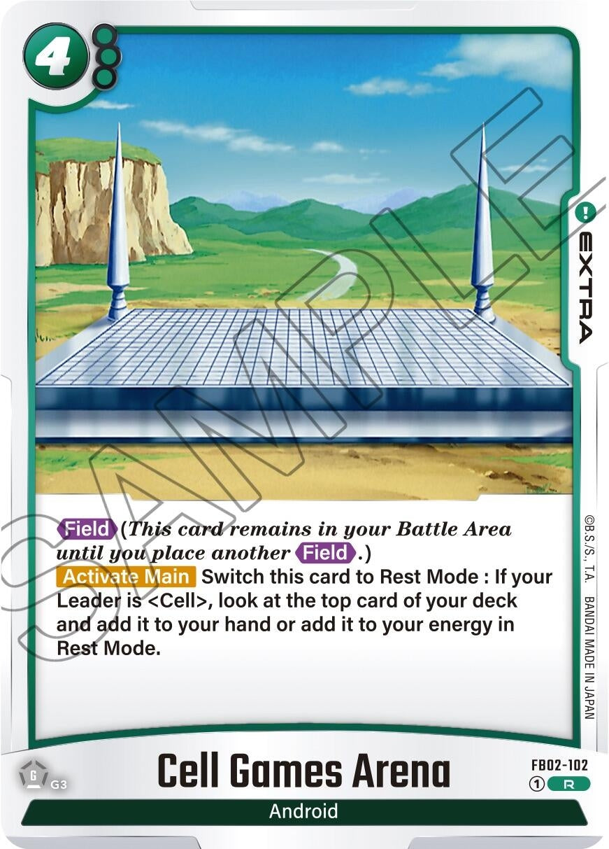Image for Cell Games Arena (Blazing Aura) (FB02-102) - Dragon Ball Super: Fusion World