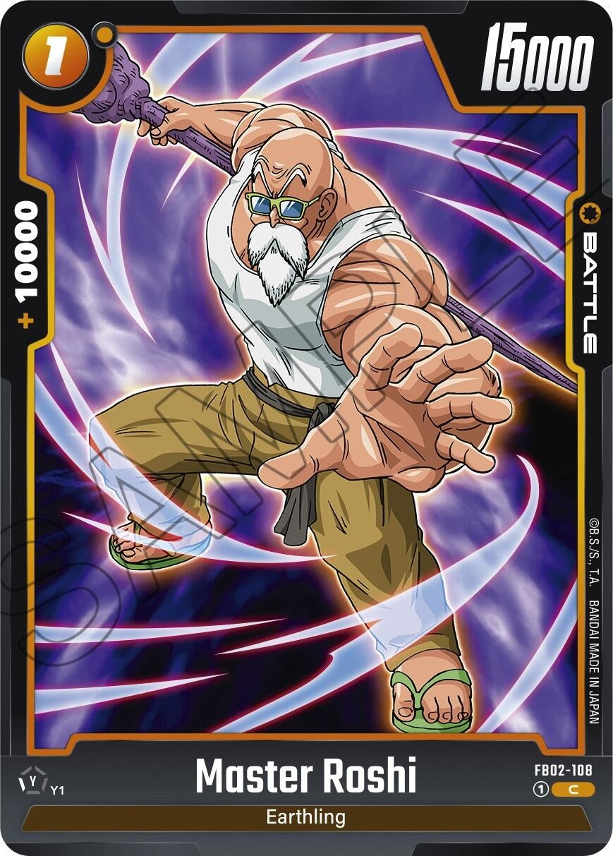 Image for Master Roshi - FB02-108 (Blazing Aura) (FB02-108) - Dragon Ball Super: Fusion World