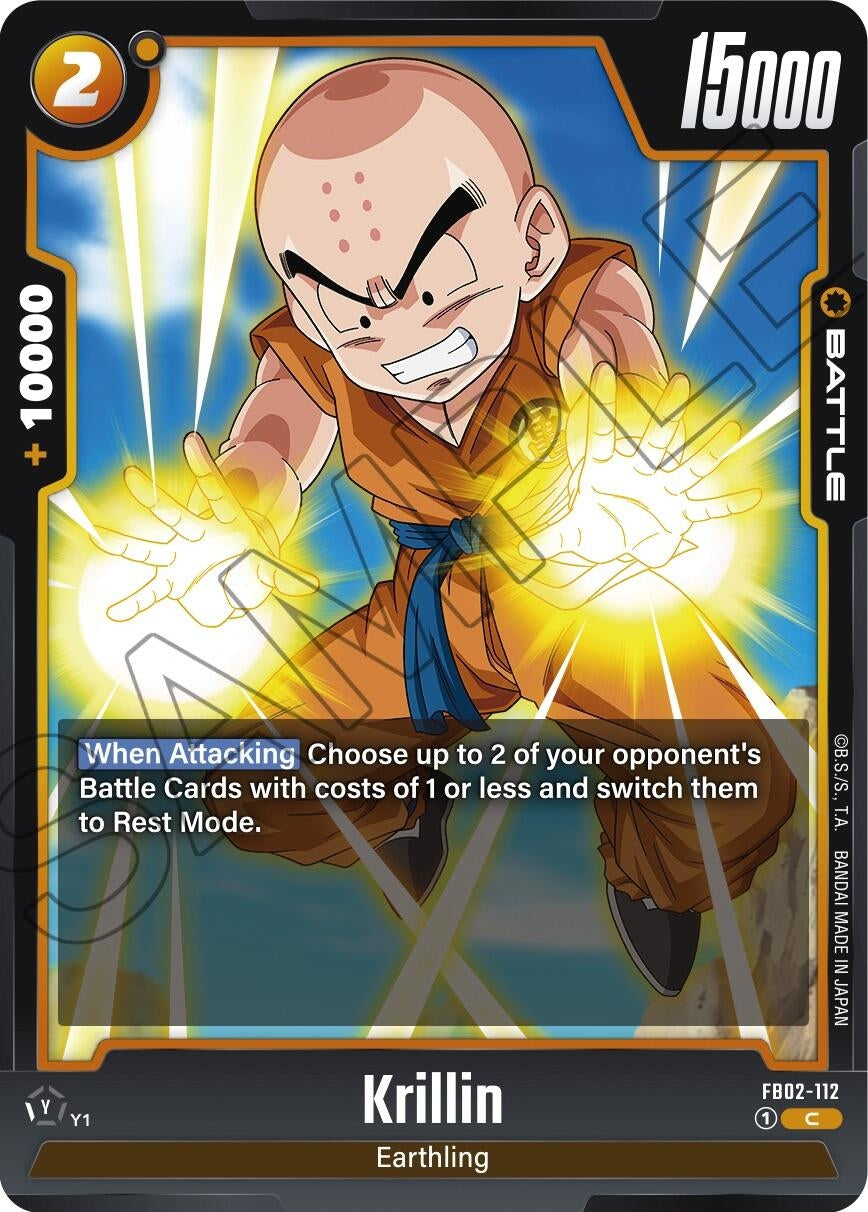 Image for Krillin - FB02-112 (Blazing Aura) (FB02-112) - Dragon Ball Super: Fusion World