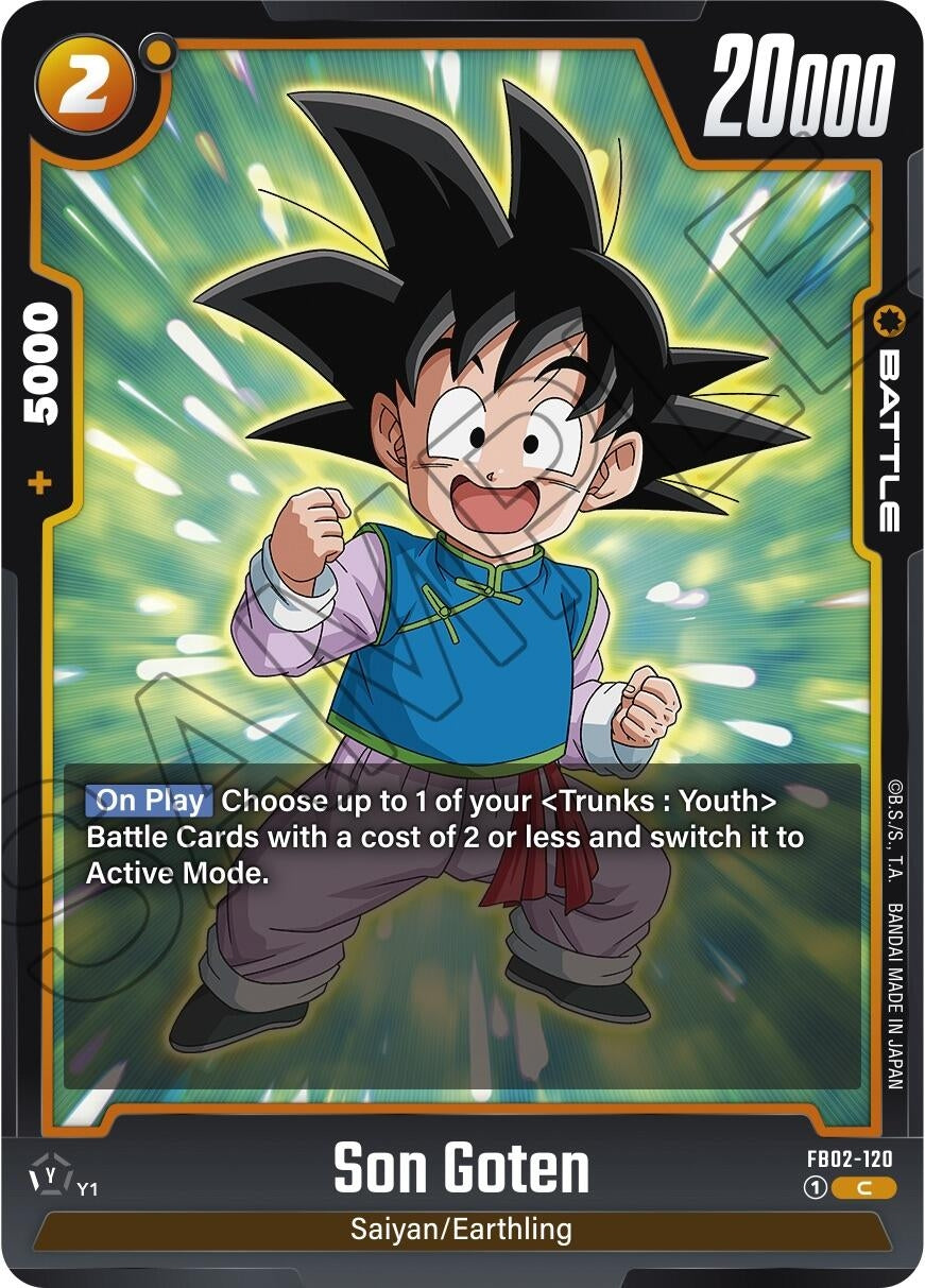 Image for Son Goten - FB02-120 (Blazing Aura) (FB02-120) - Dragon Ball Super: Fusion World