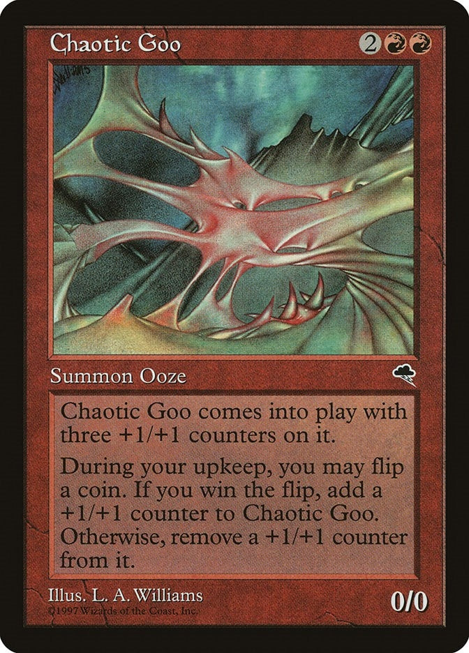 Image for Chaotic Goo (Tempest) (168) - Magic: The Gathering