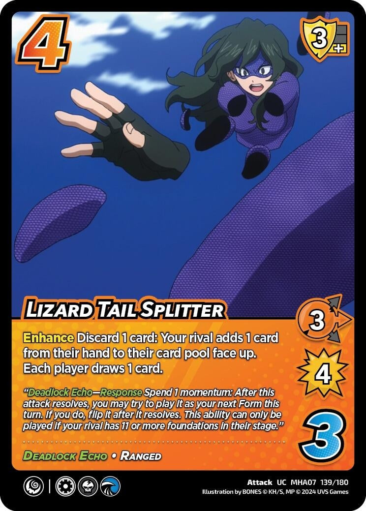 Image for Lizard Tail Splitter (UniVersus: My Hero Academia: Girl Power) (139/180) - UniVersus